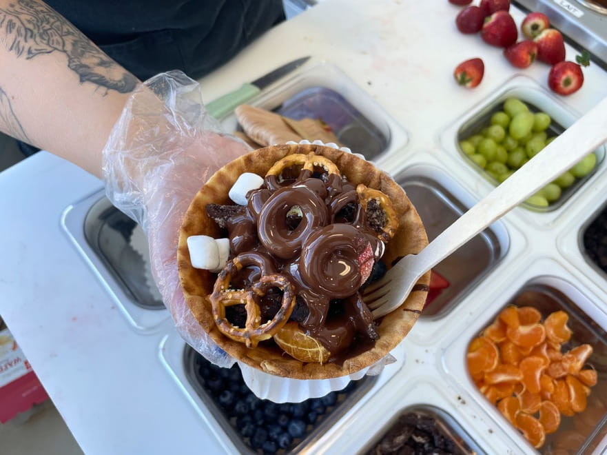 bol de fondue au chocolat mobile événements corporatifs